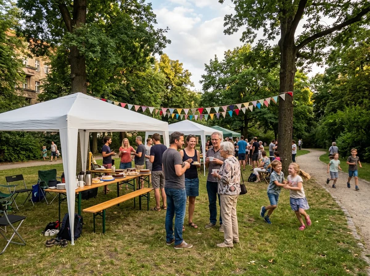Der Park als Treffpunkt